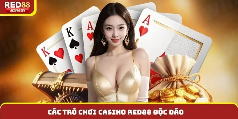 Các trò chơi casino Red88 độc đáo