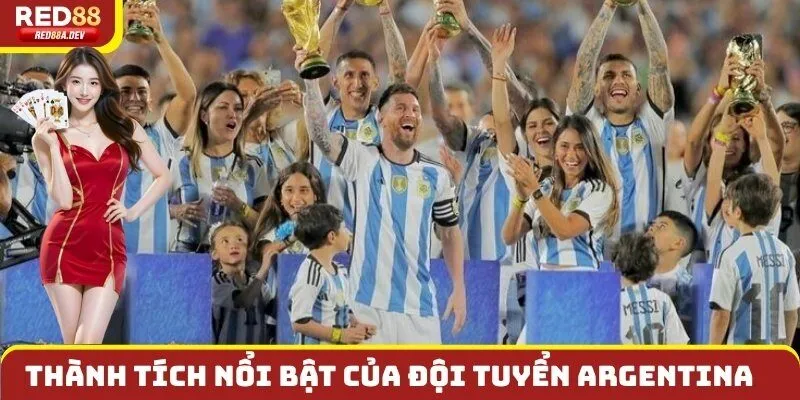 Thành tích nổi bật của đội tuyển Argentina